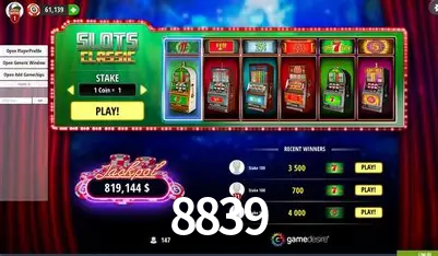 Descubra o Mundo do Cassino Online com 8839